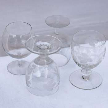 Vintage Cognac Glasses